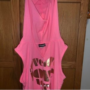 Pink ‘love’ swimsuit cover 💗✨